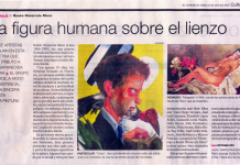 «La figura humana sobre el lienzo»-EL COMERCIO, Lima 10 de abril de 2010