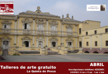 Talleres de arte gratuito en la Quinta de Presa – Abril del 2017