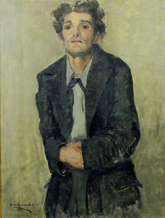 Renée Navarrete Risco (1906-1999) pintora peruana. “Hambre y frío (El Rebelde)”. “Óleo sobre lienzo”. 66x87 cm.