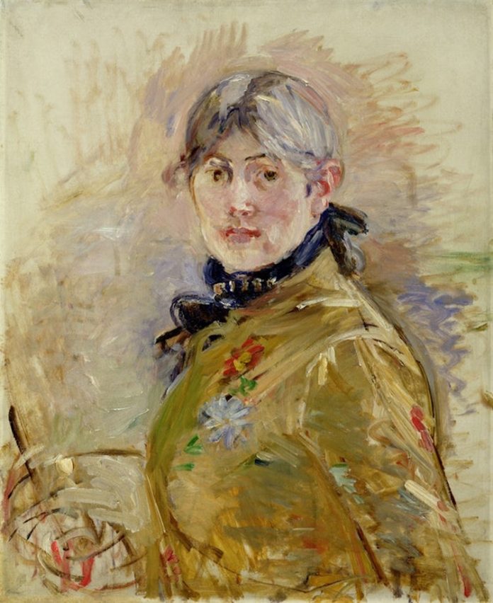 Berthe Morisot, “Autorretrato”, 1885 (Foto: Wikimedia Commons Dominio Público)